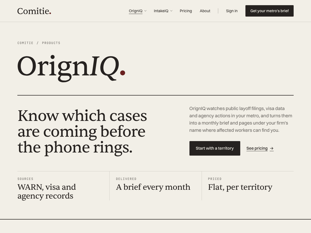Comitie screenshot 1