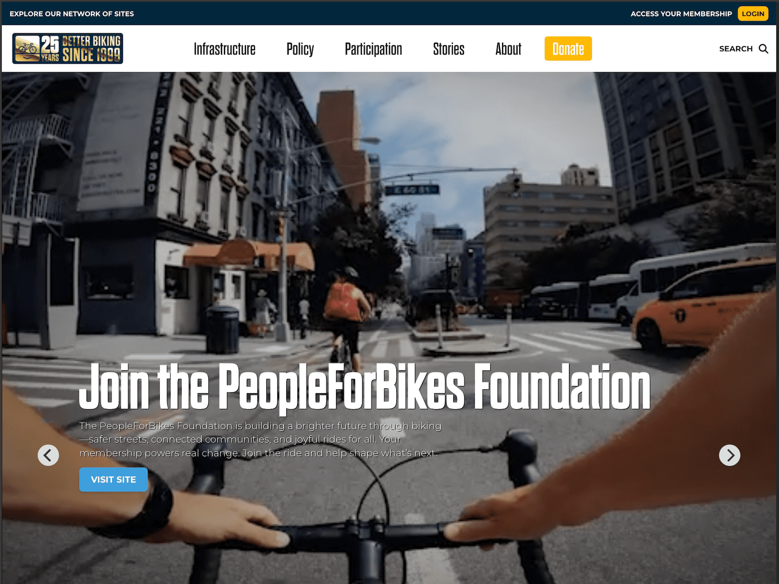 PeopleForBikes project cover image